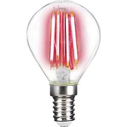 Foto van Lightme lm85310 led-lamp energielabel g (a - g) e14 kogel 4 w rood (ø x l) 45 mm x 78 mm filament / retro-led 1 stuk(s)