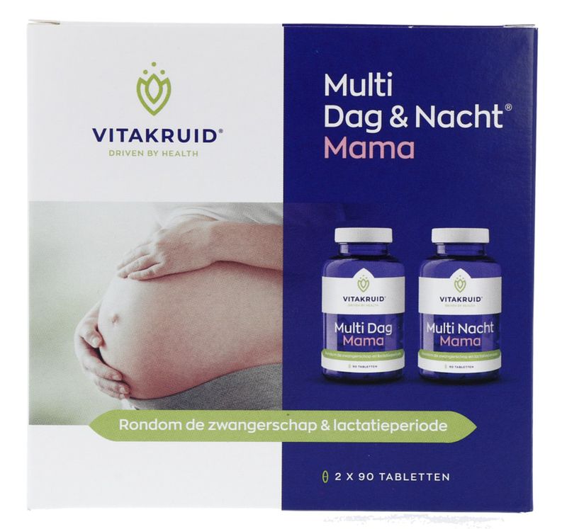 Foto van Vitakruid multi dag & nacht mama tabletten 2x90st