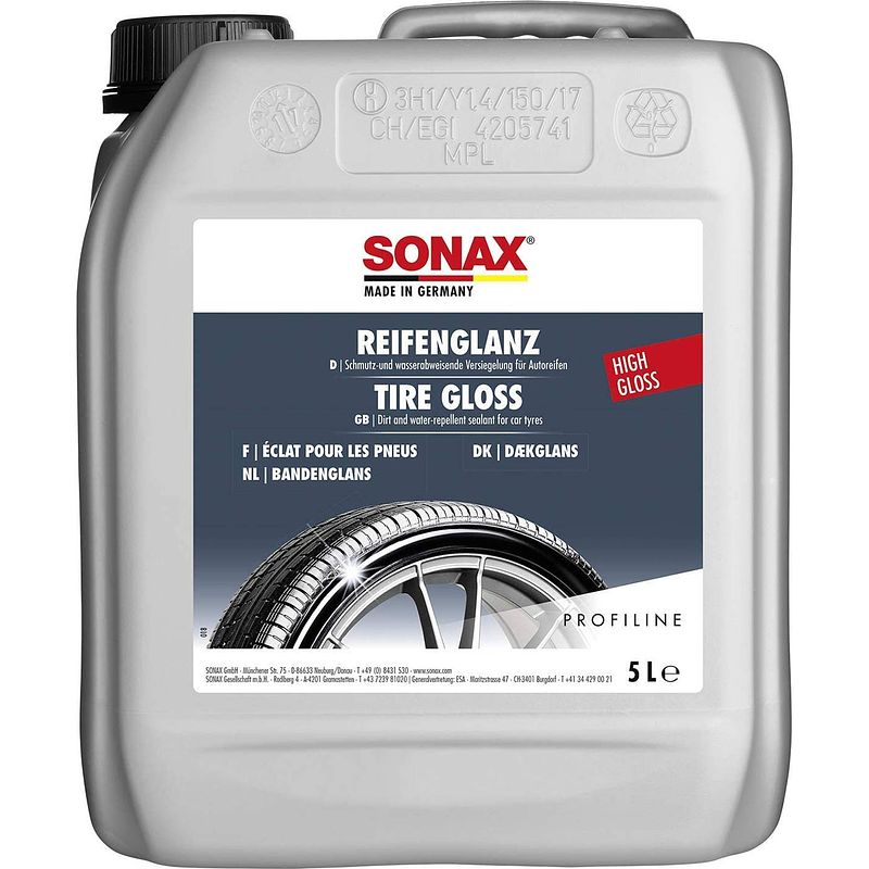 Foto van Sonax bandenglans profiline 5 liter zilver