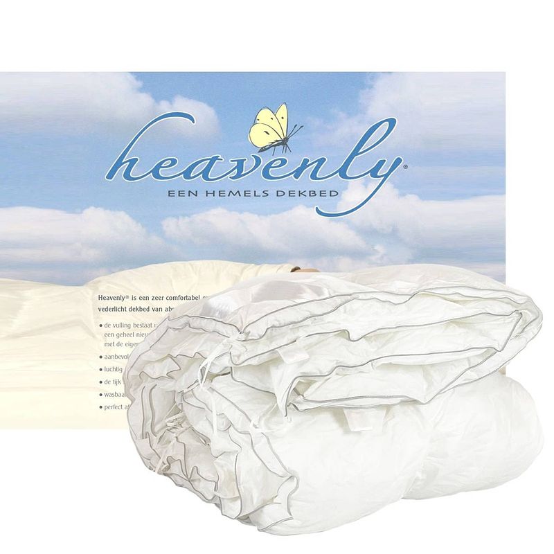Foto van Heavenly 4-seizoenen dekbed kunstdons - lits-jumeaux 240x220 cm