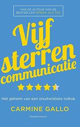 Foto van Vijfsterrencommunicatie - carmine gallo - ebook (9789047011682)