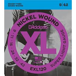 Foto van D'saddario exl120 snarenset voor elektrische gitaren