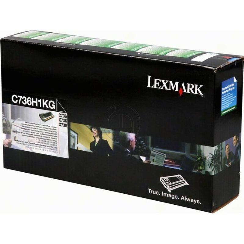 Foto van C736h1kg lexmark c73x/x73x toner black