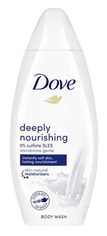 Foto van Dove deeply nourishing douchecrème mini