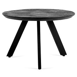 Foto van Benoa berlin coffee table round black 80 cm