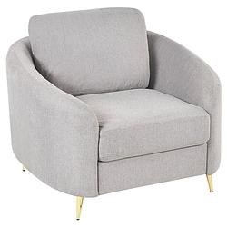 Foto van Beliani trosa - fauteuil-grijs-polyester