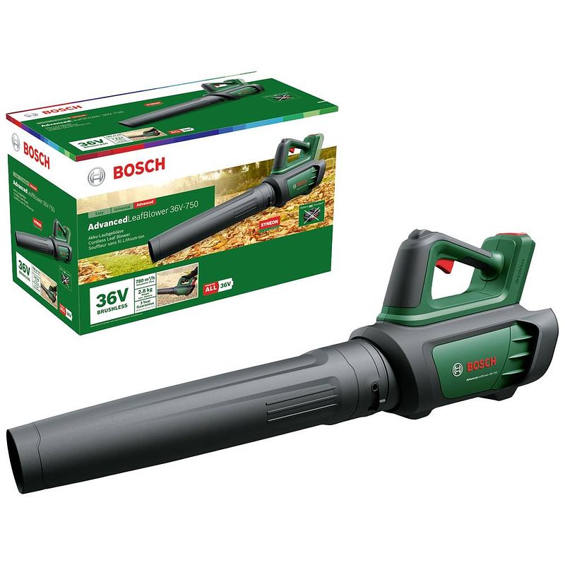 Foto van Bosch home and garden advancedleafblower 36v-750 solo bladblazer accu zonder accu 36 v