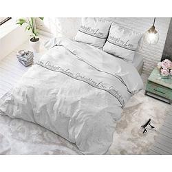 Foto van Sleeptime goodnight my love white - dekbedovertrek: 1-persoons (140 cm)