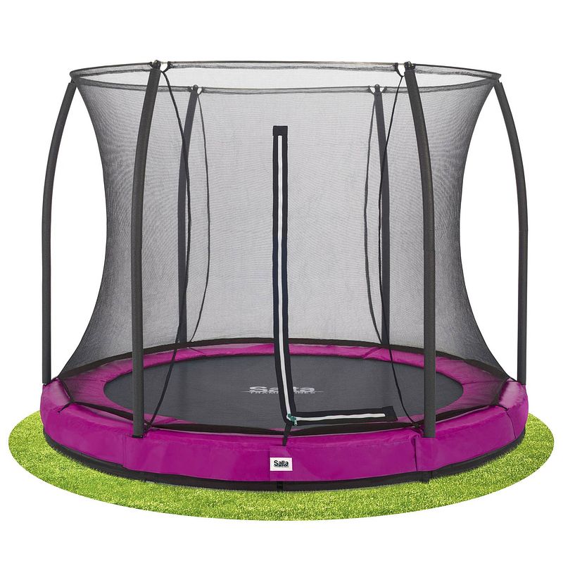 Foto van Trampoline - salta comfort edition ground - 305 cm - roze