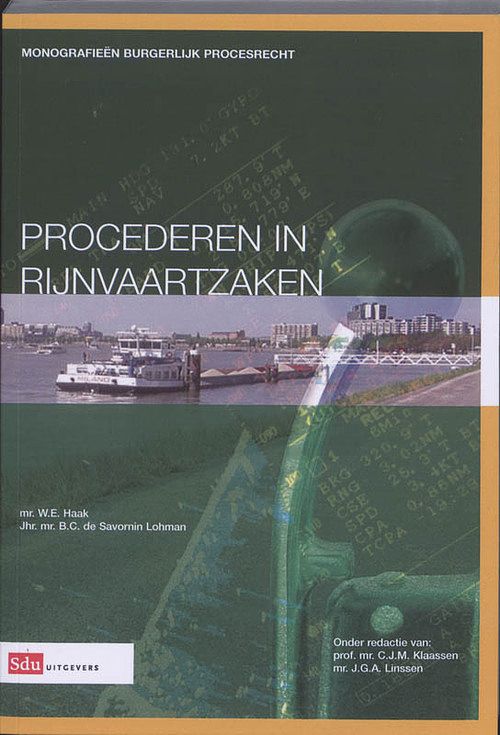 Foto van Procederen in rijnvaartzaken - b.c. de savornin lohman, w.e. haak - paperback (9789012381116)