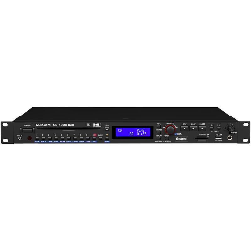 Foto van Tascam cd-400u dab mediaspeler met tuner en bluetooth