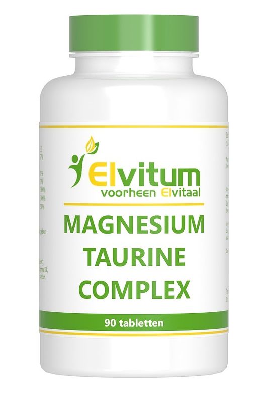 Foto van Elvitum magnesium taurine complex tabletten