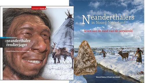 Foto van Set neanderthalers in noord-nederland en van neanderthaler tot rendierjager - evert van ginkel - paperback (9789023259701)