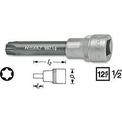 Foto van Hazet hazet 992lg-t70 binnen-torx dopsleutel-bitinzet t 70 1/2 (12.5 mm)