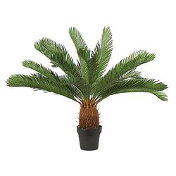 Foto van Tom kunstplant cycas revoluta l 80 x 93 cm groen/bruin