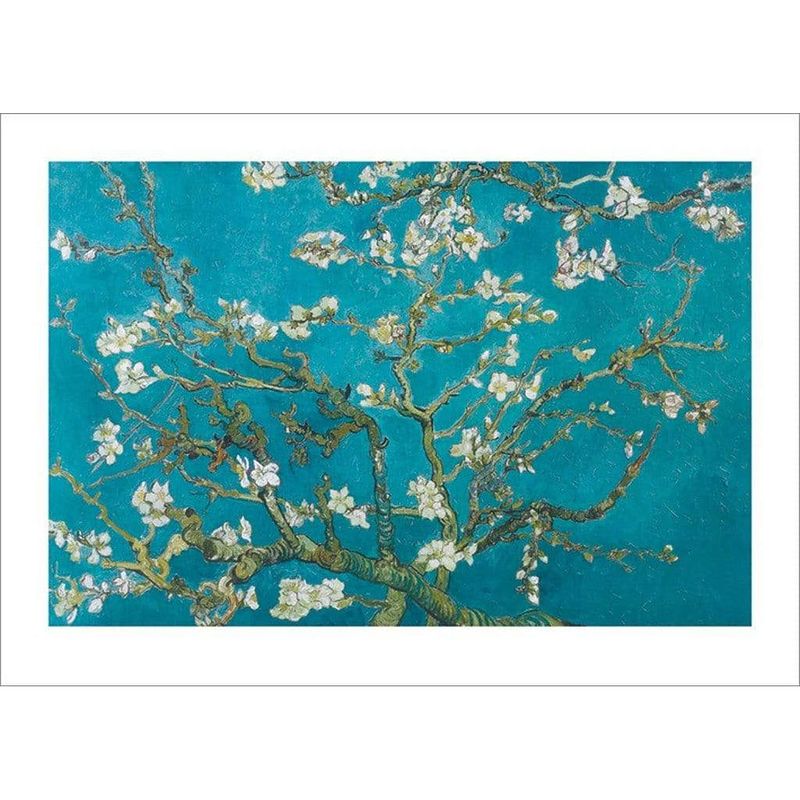 Foto van Pyramid van gogh almond blossom san ramy 1890 kunstdruk 50x70cm