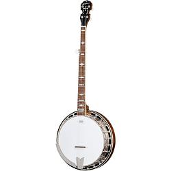 Foto van Epiphone mastertone classic banjo natural 5-snarige banjo met hardshell koffer