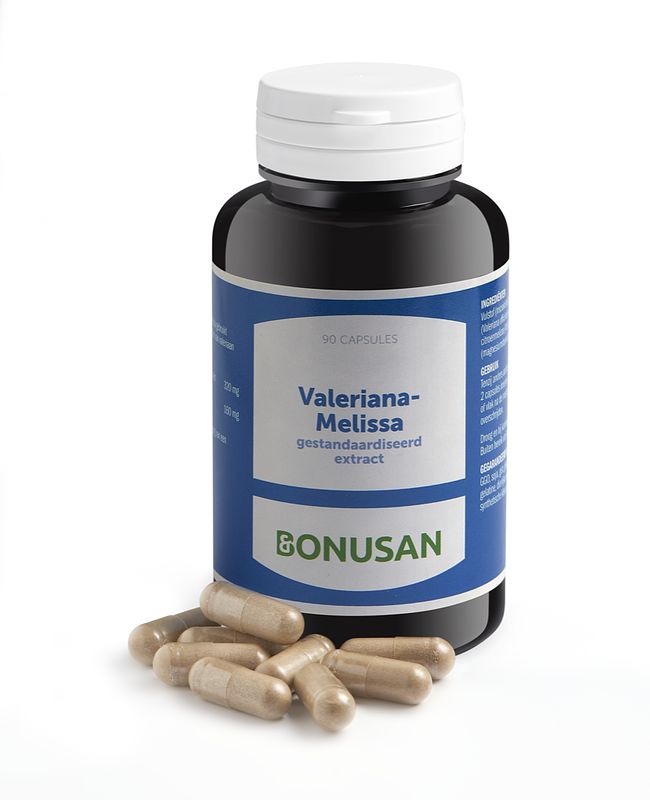 Foto van Bonusan valeriana-melissa extract capsules