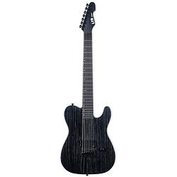 Foto van Esp ltd te-1007 baritone black blast 7-snarige elektrische gitaar