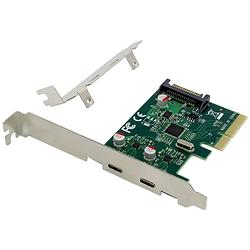 Foto van Conceptronic emrick07g 2 poorten usb-c 3.1 gen2 interfacekaart pci-express, usb-c® pcie x4