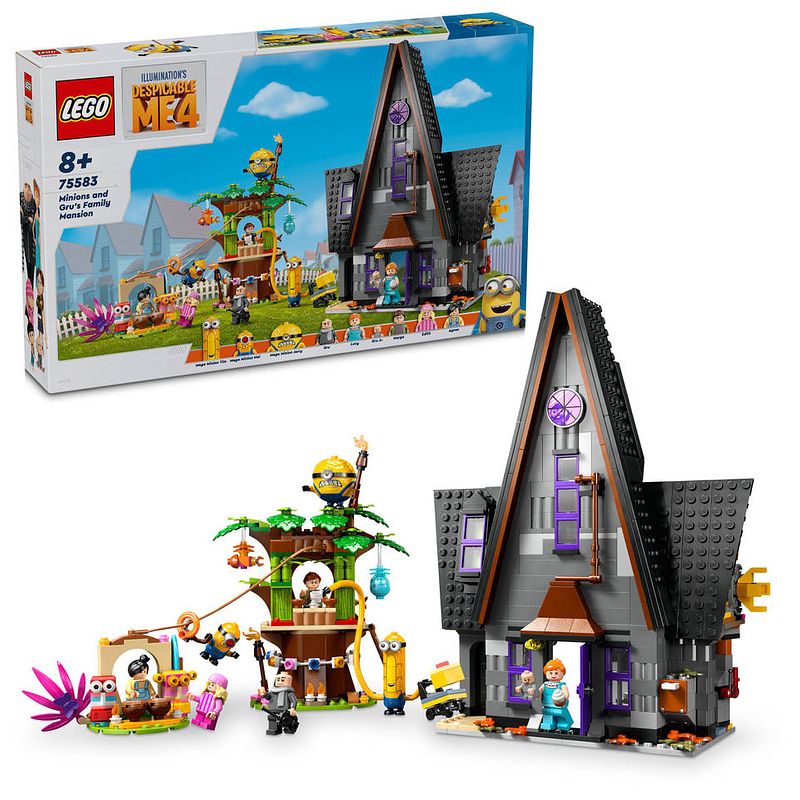 Foto van Lego verschrikkelijke ikke 4 huis van de minions en gru 75583