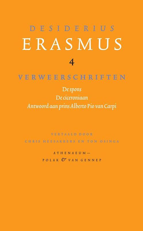 Foto van Verweerschriften - desiderius erasmus - ebook (9789025307868)