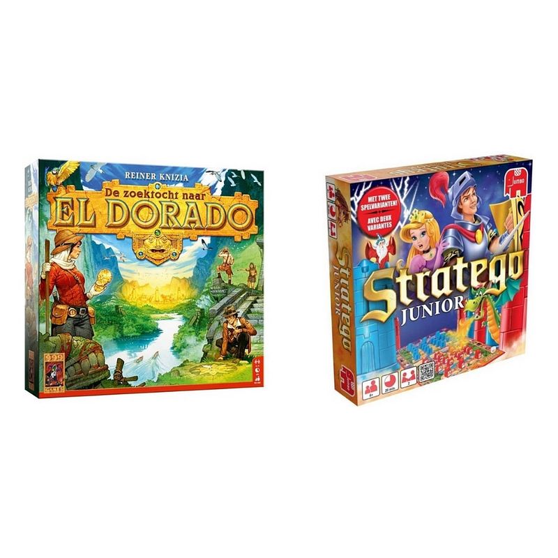 Foto van Spellenbundel - 2 stuks - de zoektocht naar el dorado & stratego junior