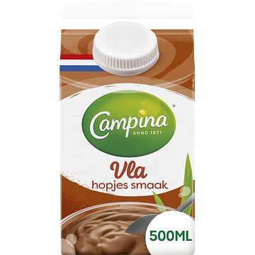 Foto van Campina hopjes vla 500ml bij jumbo