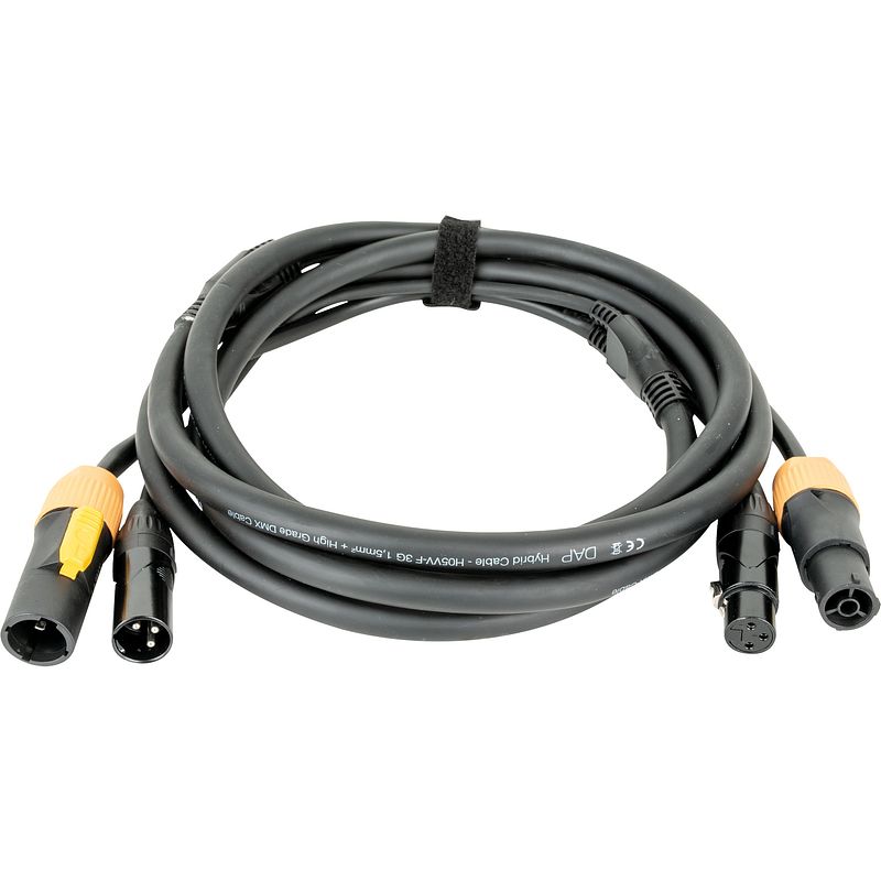 Foto van Dap fp22 hybrid power pro true & 3-pins xlr 6 meter