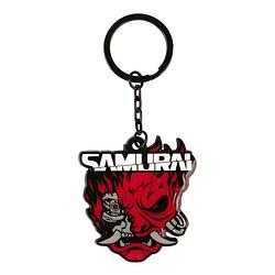 Foto van Jinx sleutelhanger samurai logo metaal zwart/rood