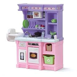 Foto van Step2 little baker's speelkeuken voor kinderen in roze & paars speelkeukentje van plastic / kunststof