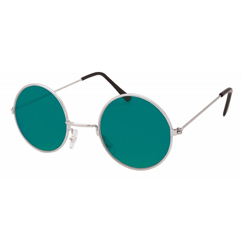 Foto van Groene hippie bril - verkleedbrillen