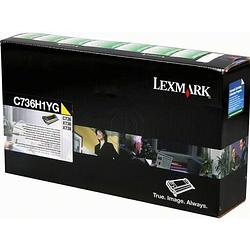 Foto van C736h1yg lexmark c73x/x73x toner yellow