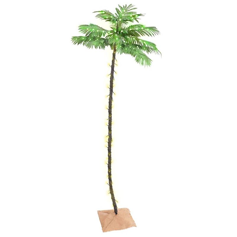Foto van Vidaxl palmboom led 192 led's warmwit 300 cm