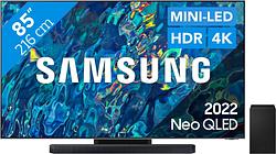 Foto van Samsung neo qled 85qn95b (2022) + soundbar
