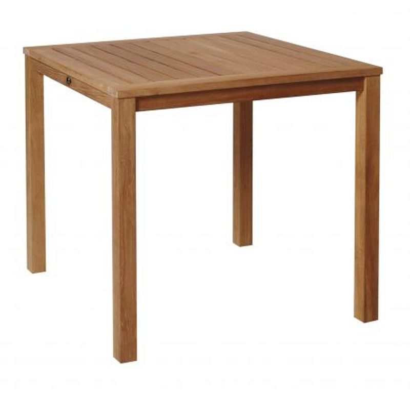 Foto van Eurofleur aanbieding - borek trento tafel 80x80 cm teak