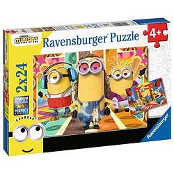 Foto van Ravensburger puzzels 2x24 p - minions in actie / minions 2