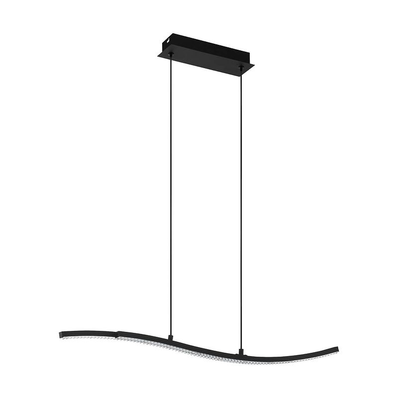 Foto van Eglo lejias hanglamp - led - 78 cm - zwart