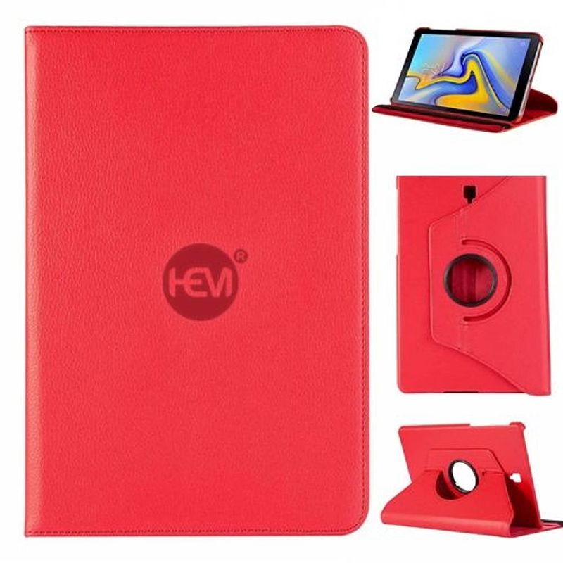 Foto van Samsung galaxy tab a 10.1 (2019) - t510/t515 cover rood - ipad hoes, tablethoes