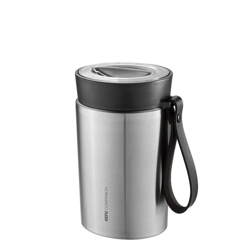 Foto van Gefu - thermos lunchbox met 2 compartimenten, 500 ml, rvs, 20 jaar garantie - gefu companion