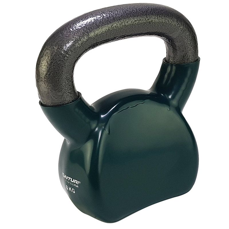 Foto van Tunturi kettlebell vinyl 8 kg groen