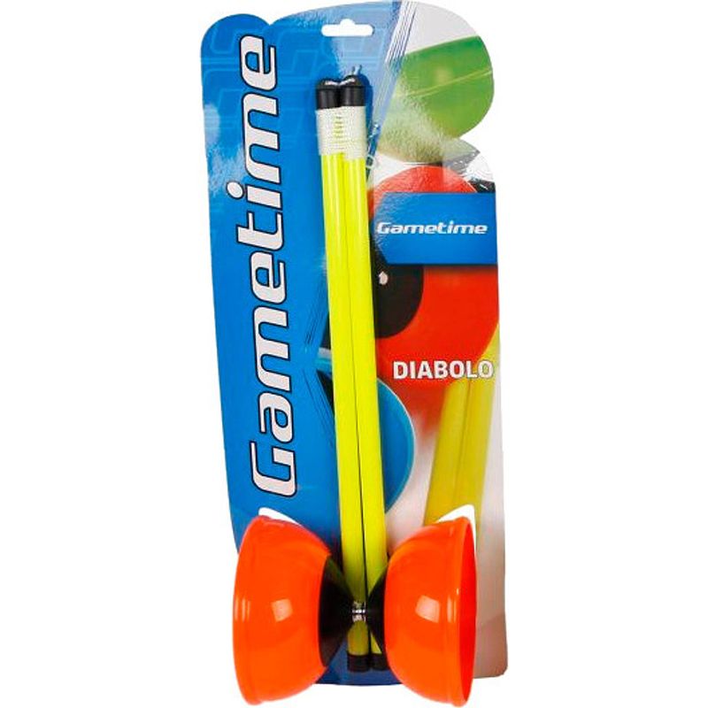 Foto van Gametime diabolo junior 36 cm rood/geel 3-delig