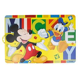 Foto van 4x stuks placemats voor kinderen disney mickey mouse 43 x 28 cm - placemats