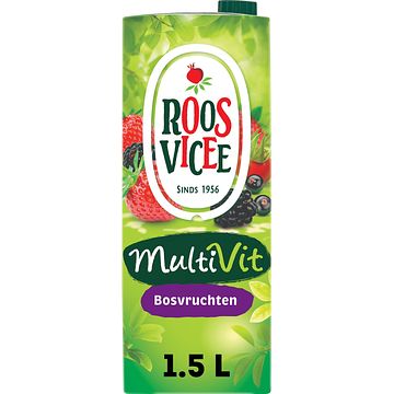 Foto van Roosvicee fruitdrink multivit bosvruchten 1.5 l pak bij jumbo