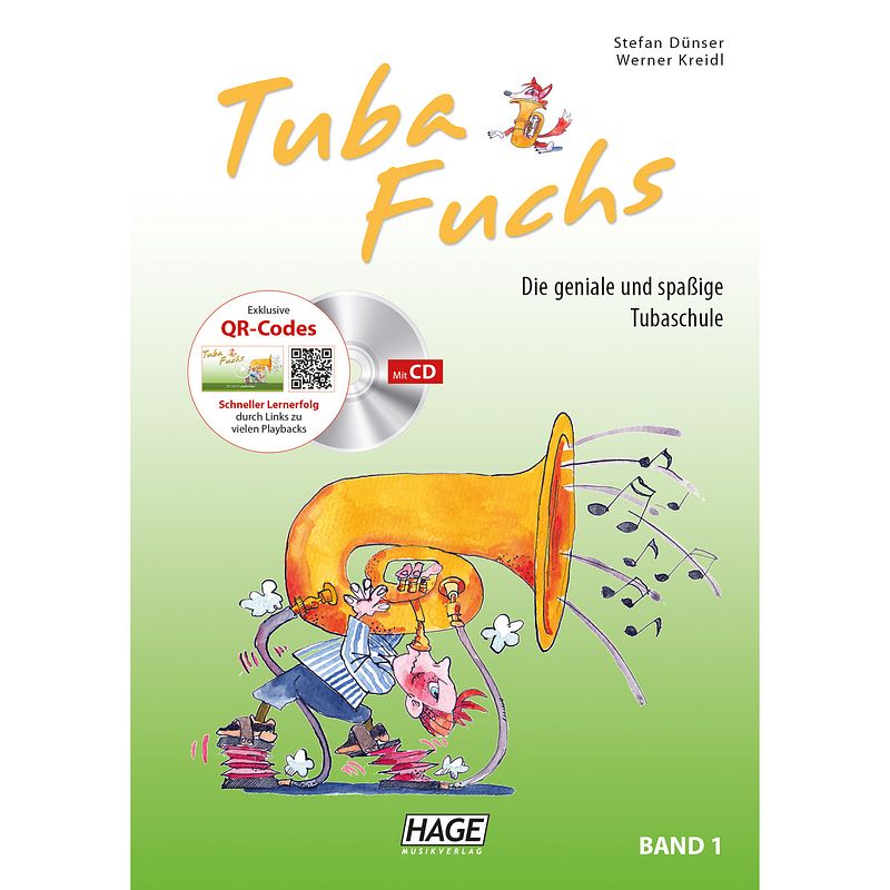 Foto van Hage musikverlag eh 3818 tuba fuchs band 1 lesboek (duitstalig)