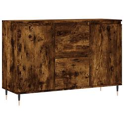 Foto van Vidaxl dressoir 104x35x70 cm bewerkt hout gerookt eikenkleurig