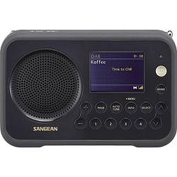 Foto van Sangean dpr-76 transistorradio dab+, vhf (fm) herlaadbaar zwart