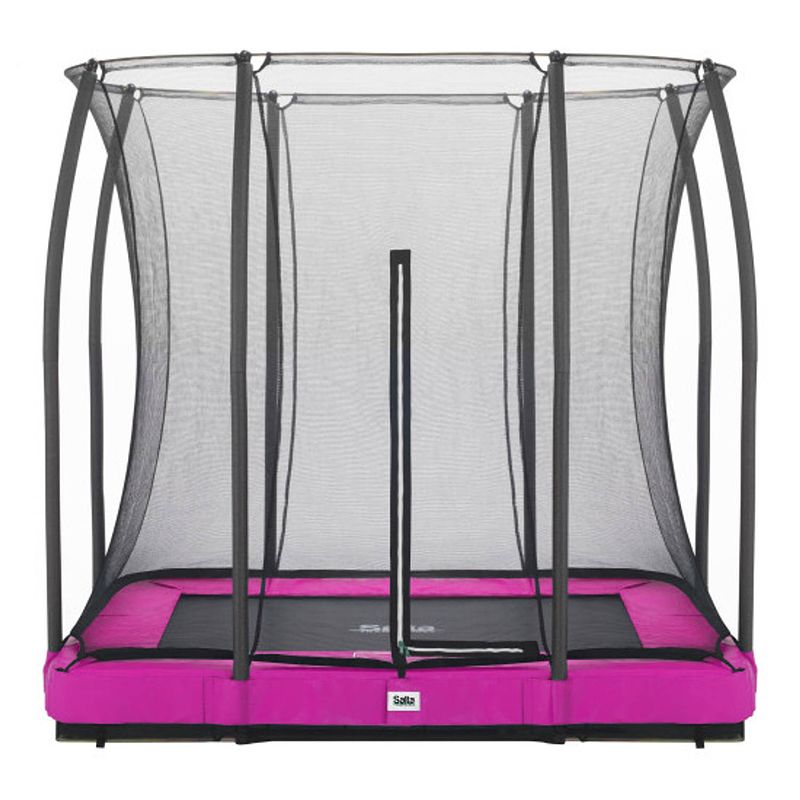 Foto van Trampoline - salta comfort edition ground - 153 x 214 cm - roze