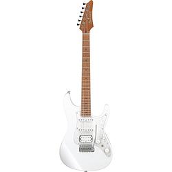 Foto van Ibanez az2204 prestige pearl white elektrische gitaar met koffer