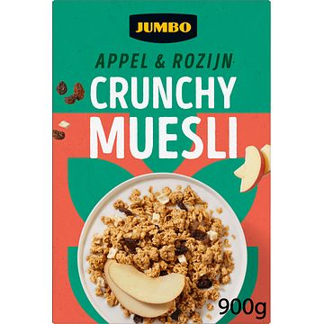 Foto van Jumbo crunchy muesli appel & rozijn 900g